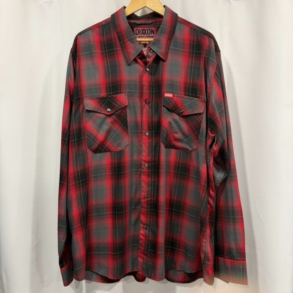 DIXXON Flannel Blood Sweat Tears Men's XXL Long Sleeve Button Up Shirt 595